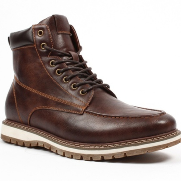 harrison men's casual moc toe boots